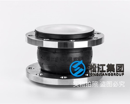 单球不锈钢法兰内衬四氟结晶器可曲绕橡胶接头