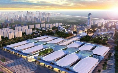 青岛世界博览城会展及配套项目暖通工程国标淞江橡胶接头案例